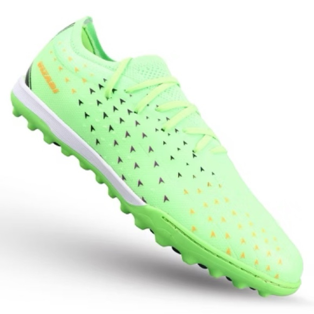 VIZARI Men's Neon Green Athletic Shoes - Picture 2 of 6